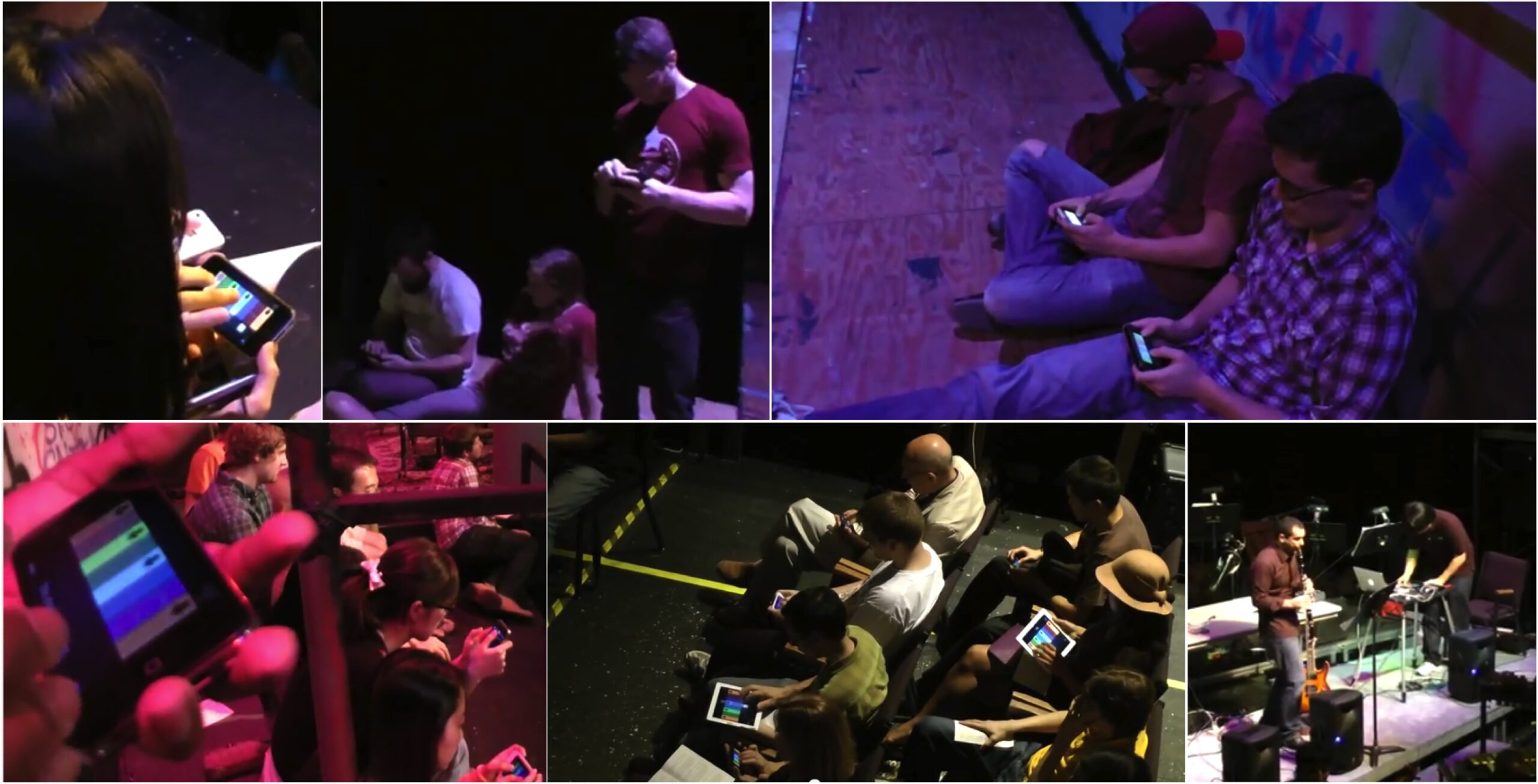 echobo, Networked musical instruments for audience participation